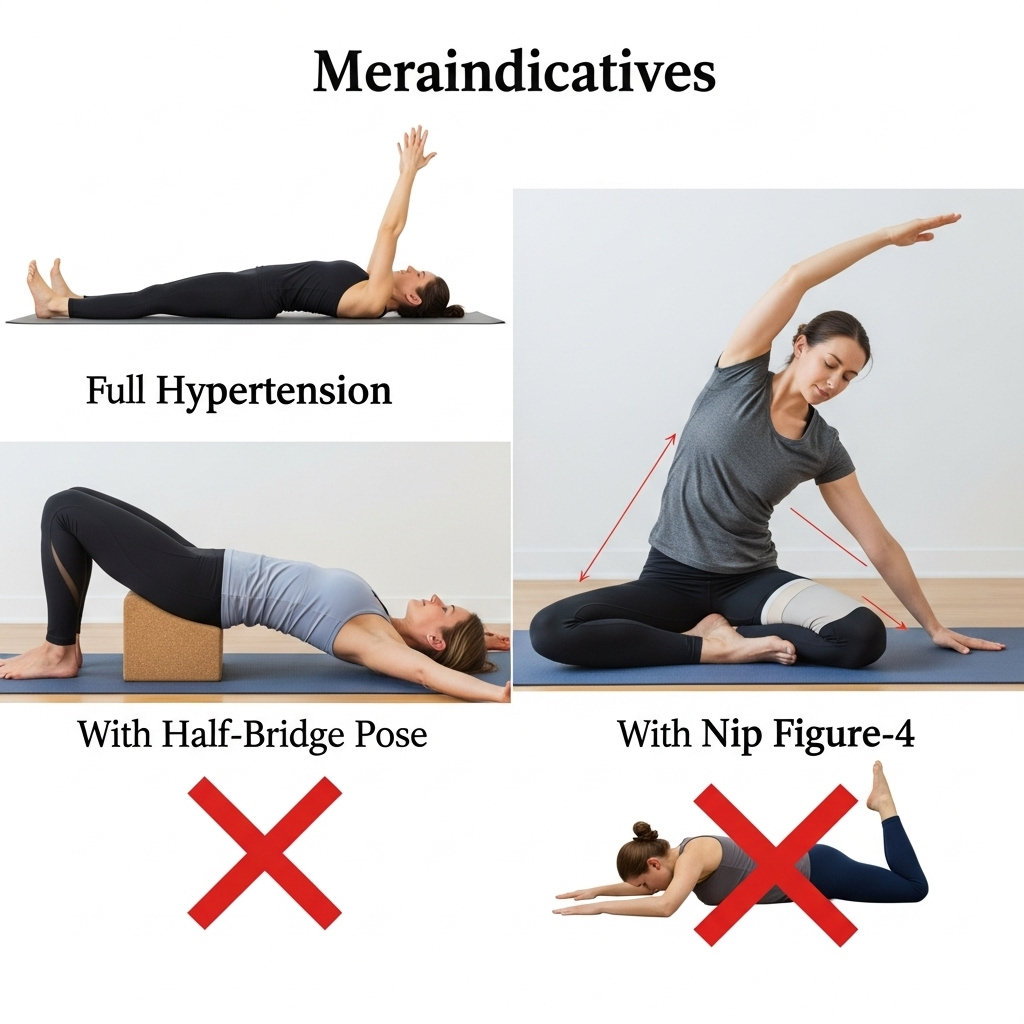 Safe yoga modifications for hypertension and hip replacements | Pelvic health adaptations