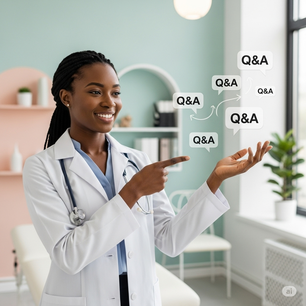 Doctor answering FAQs about erectile dysfunction in relationships